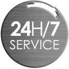 h24/7 service